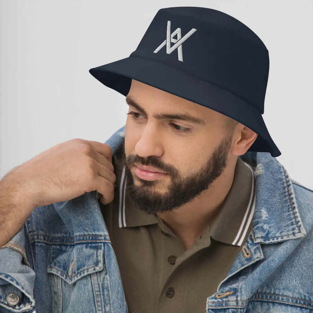 VA Embroidered Monogram Bucket Hat