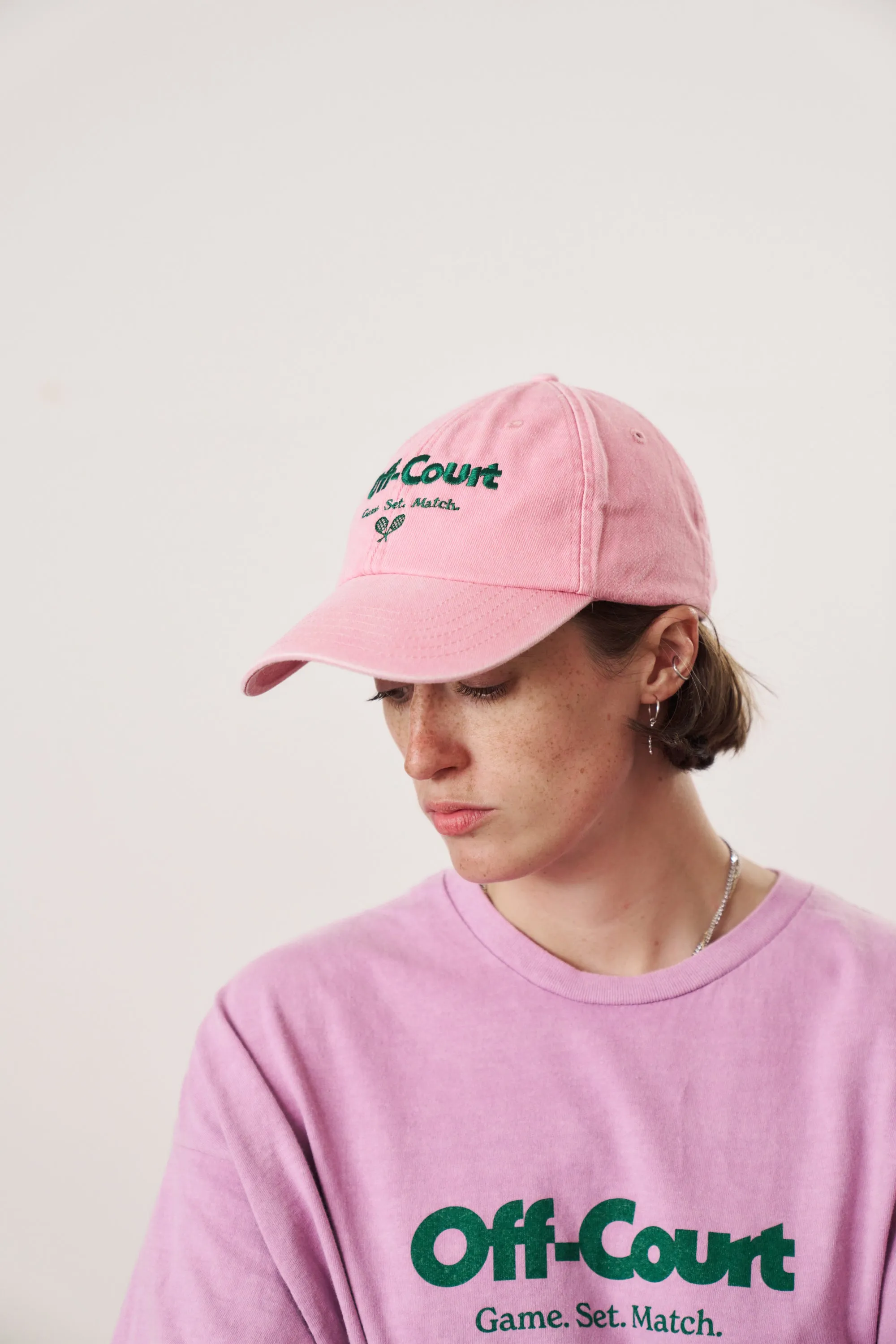 Vice 84 'Off-Court' Vintage Washed Cap - Pink