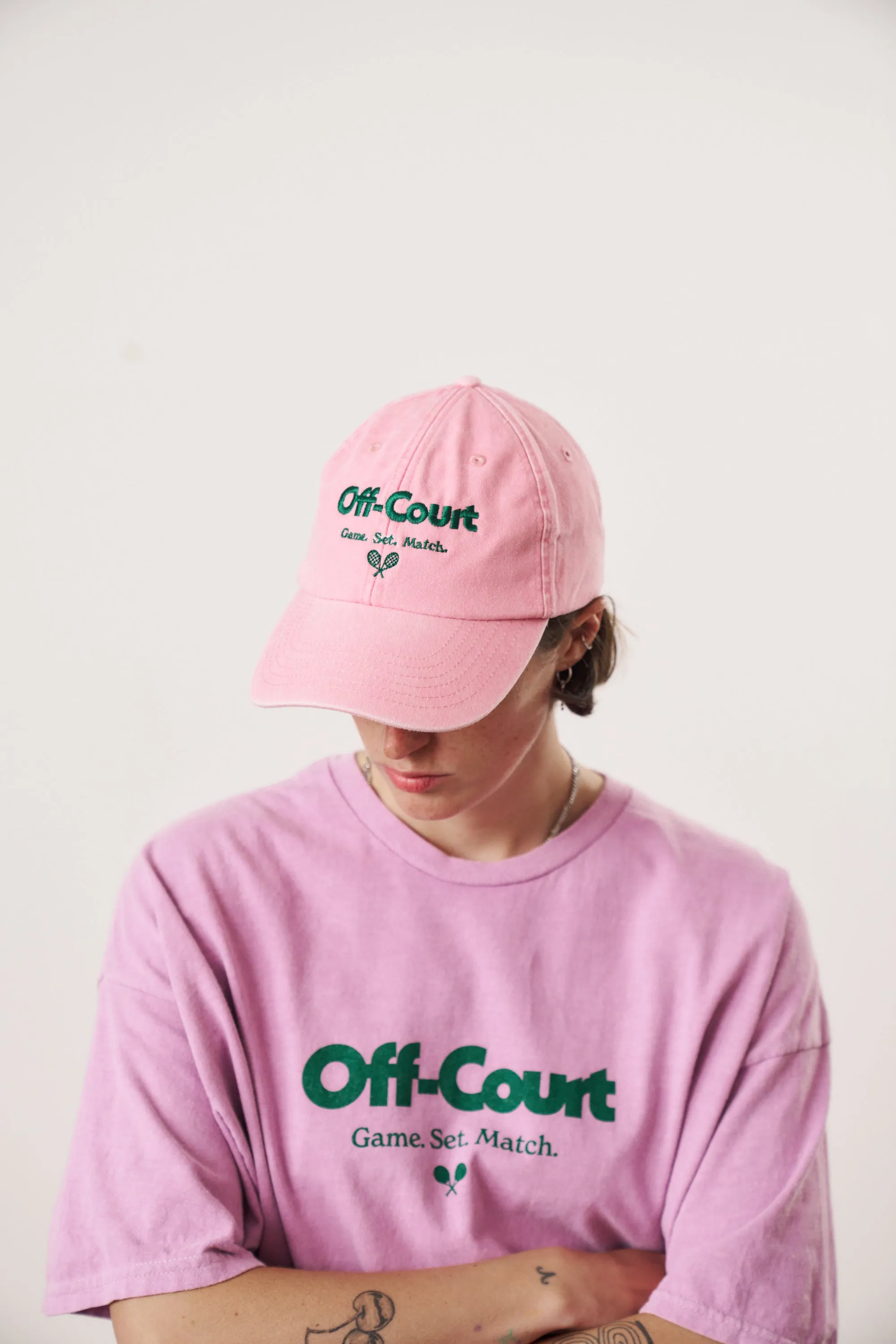 Vice 84 'Off-Court' Vintage Washed Cap - Pink