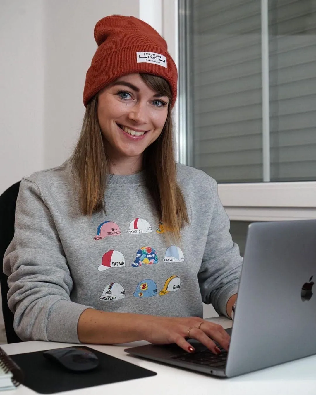 Vintage cycling caps Sweater