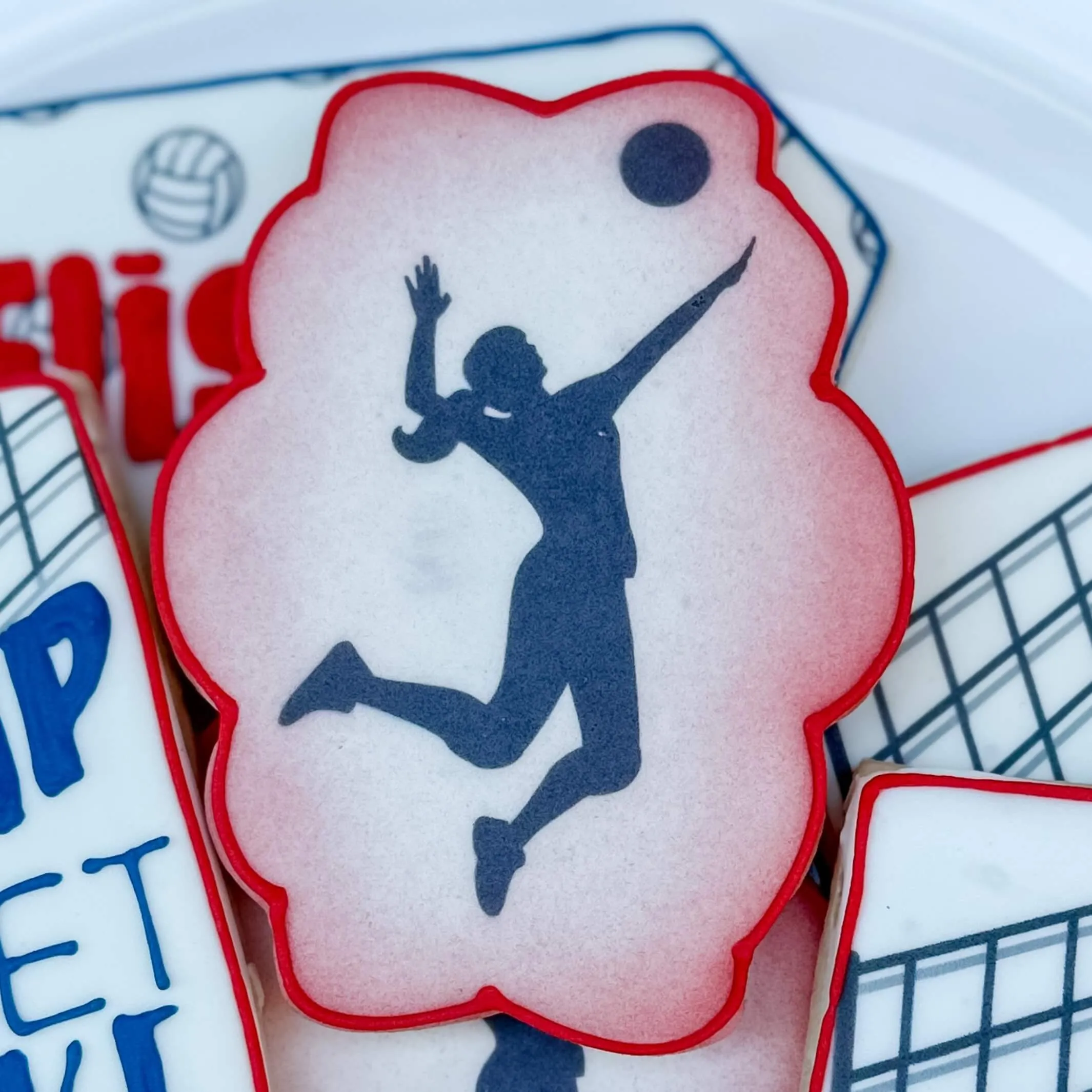 Volleyball Cookies | Bump, Set, SPIKE
