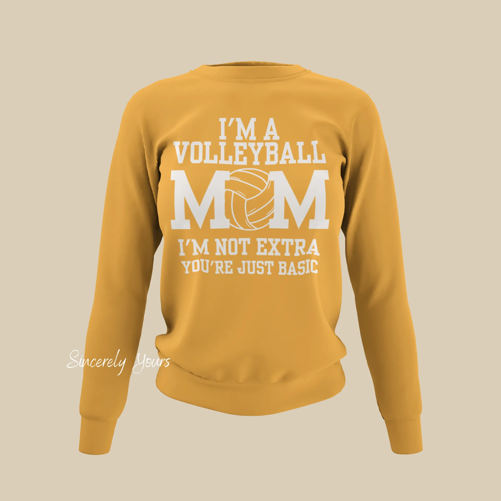 Volleyball Mom | I'm Not Extra - Sweatshirt