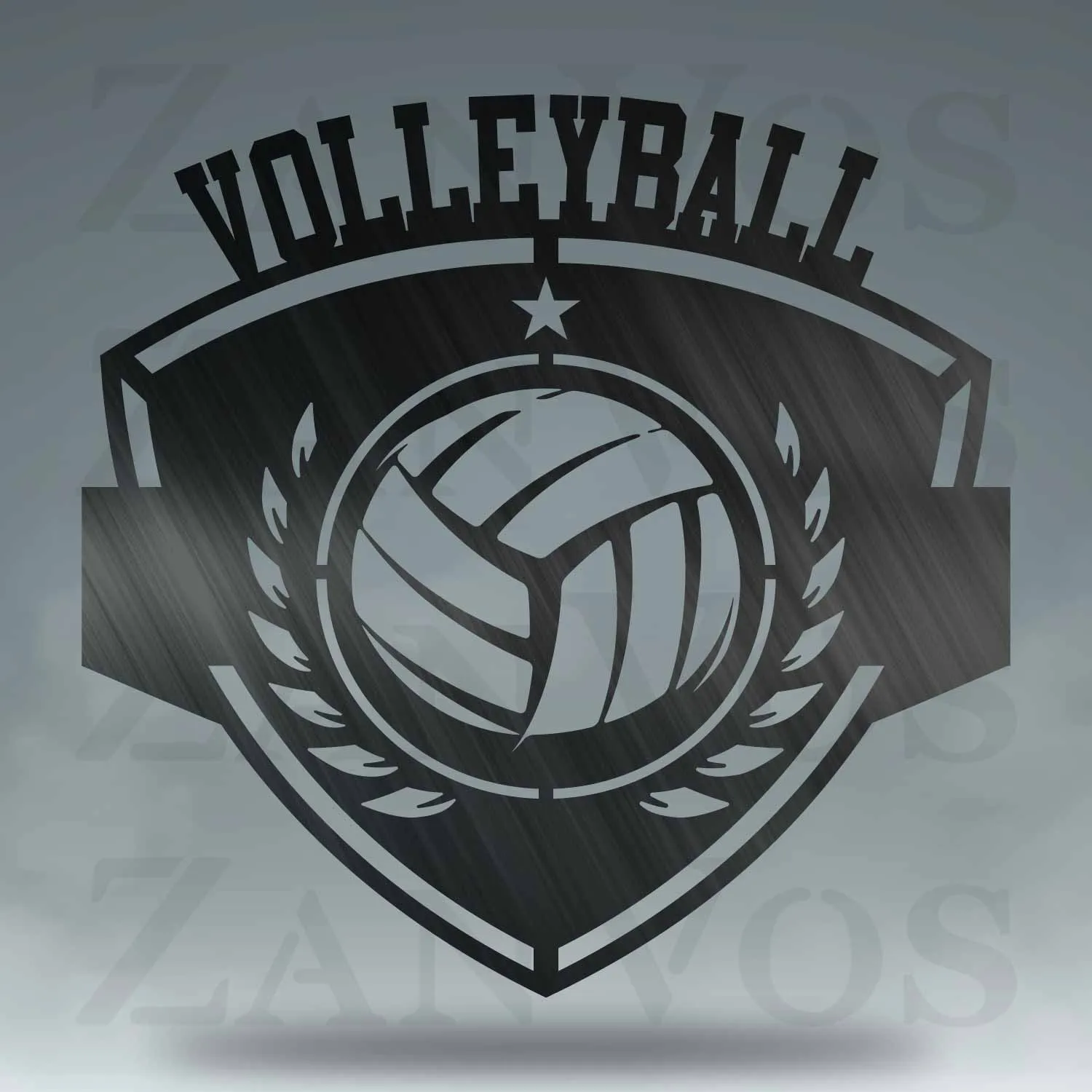 Volleyball Monogram