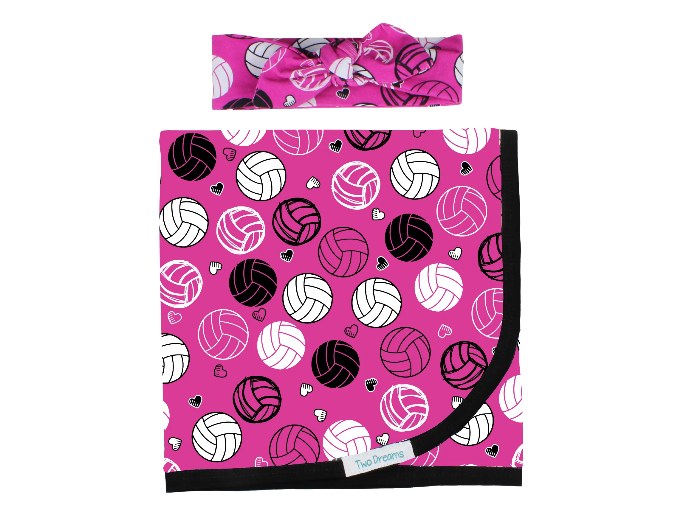 Volleyball Swaddle Set- Other Fabric Choices Available
