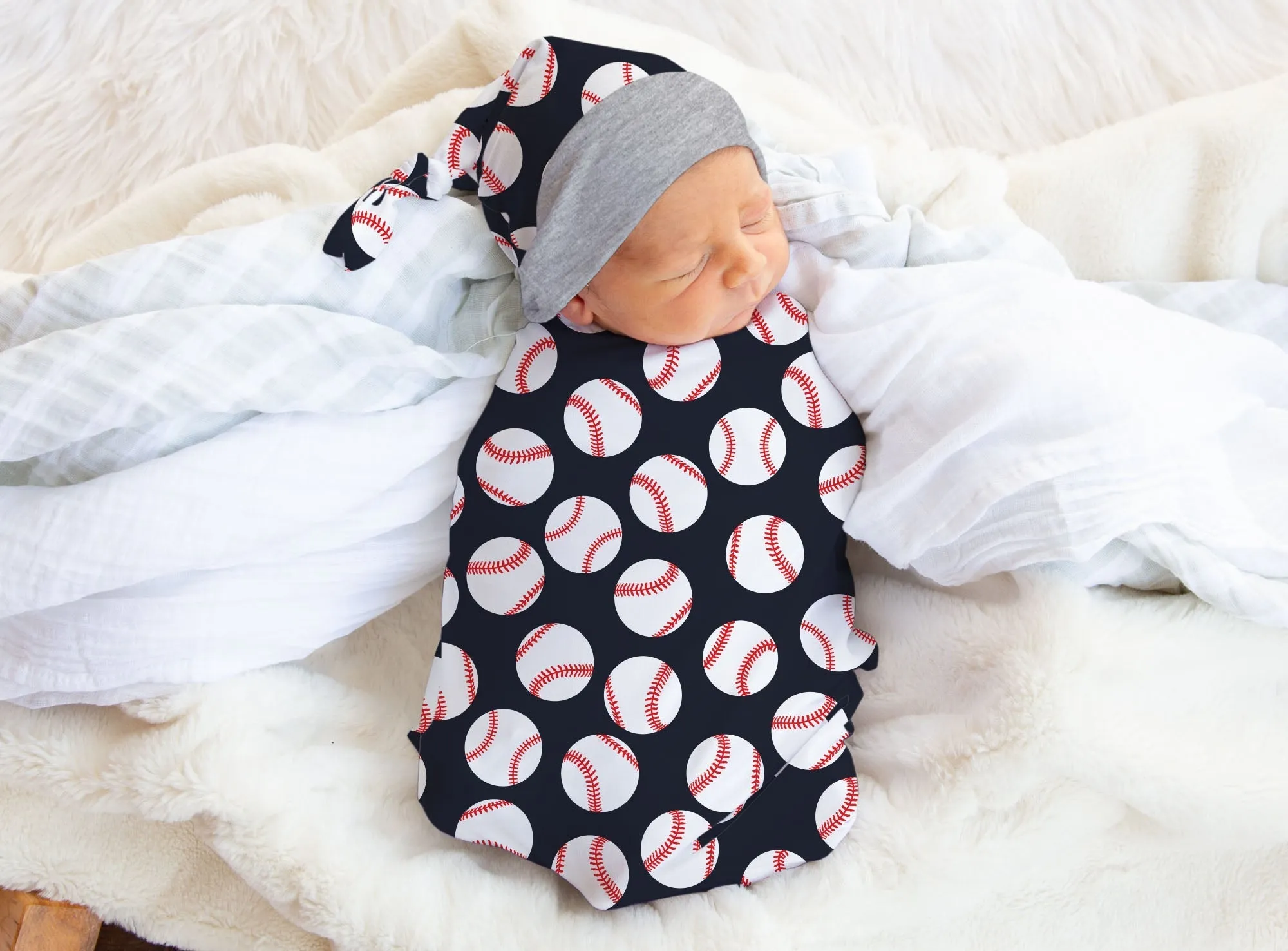 Volleyball Swaddle Set- Other Fabric Choices Available
