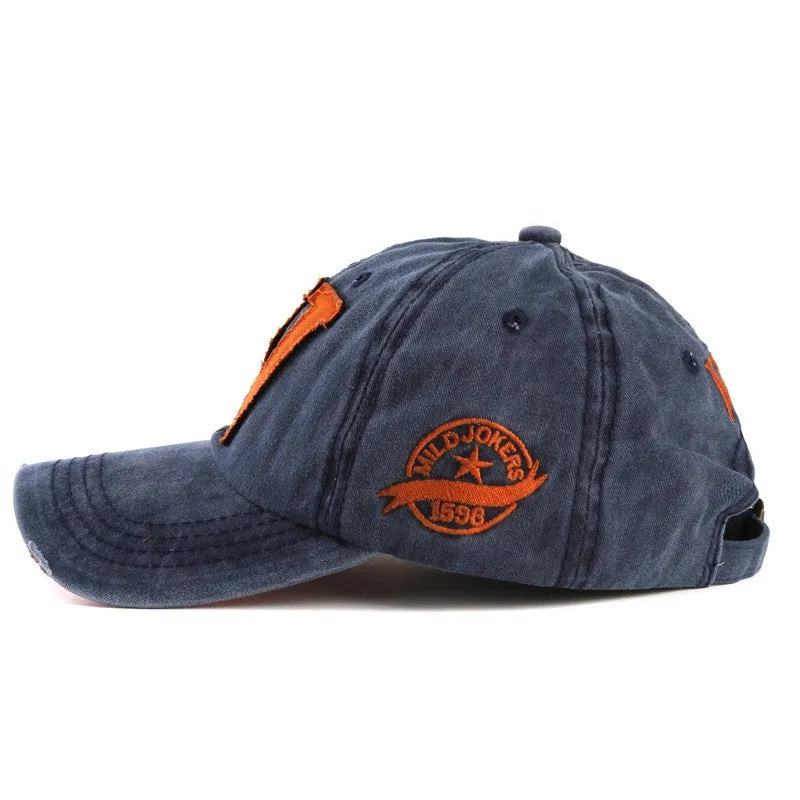 W Cotton Baseball Snapback Caps
