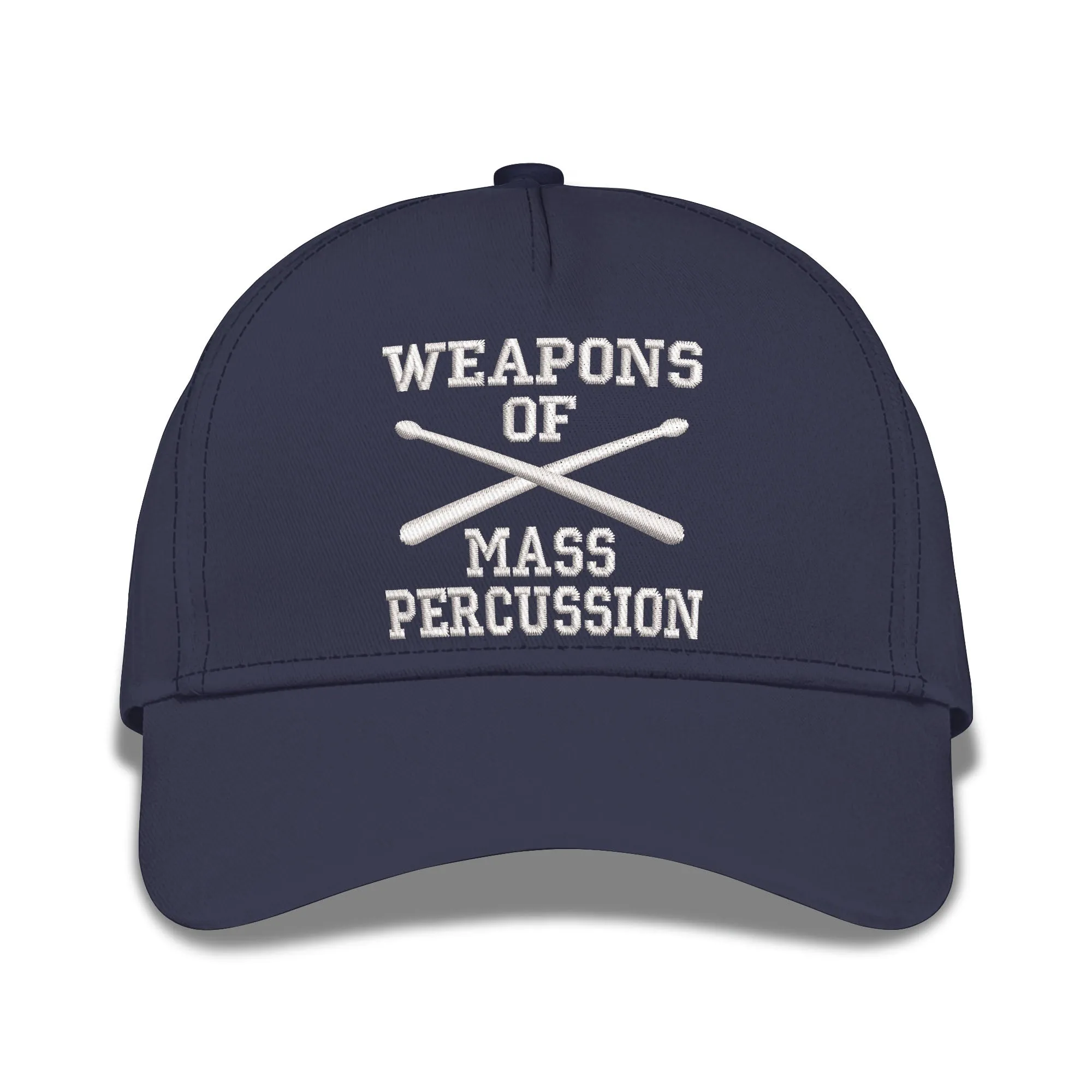 Weapons Of Mass Percussion Embroidered Baseball Caps