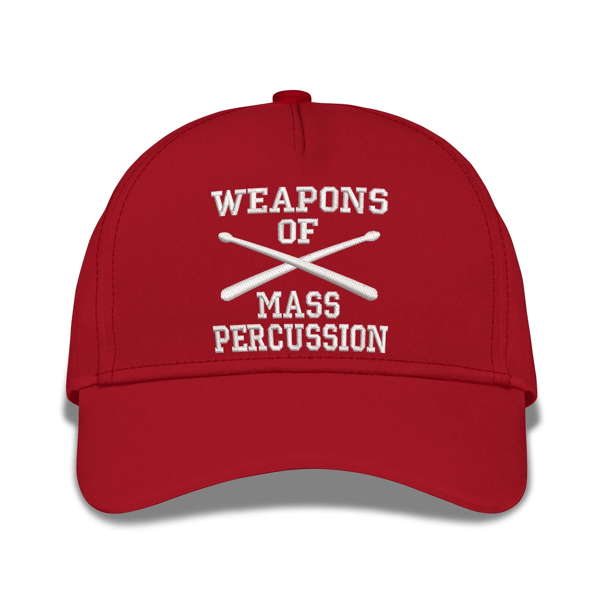 Weapons Of Mass Percussion Embroidered Baseball Caps