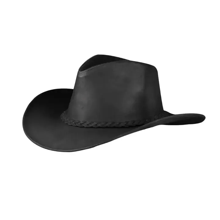 Western Leather Hat