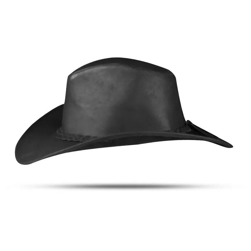 Western Leather Hat
