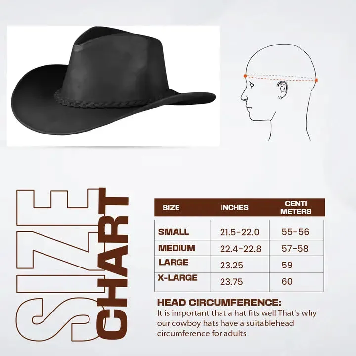 Western Leather Hat