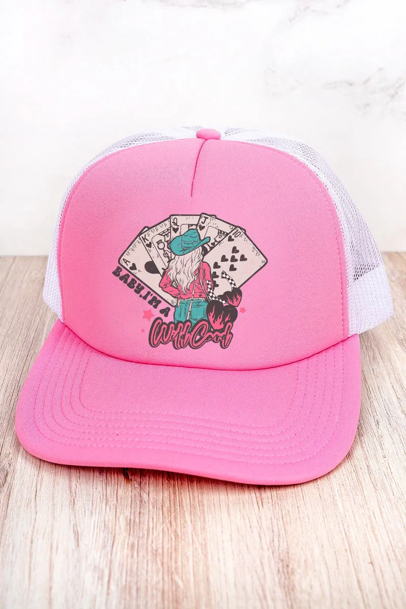 Wild Card Foam Front Mesh Trucker Cap