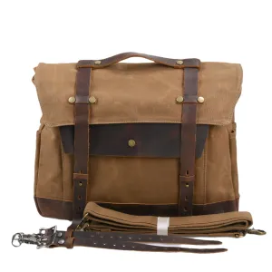 XIEYINSHE 2025 Retro motorcycle bag, waterproof knight bag, pack bag, tail bag, cycling equipment, side bag, locomotive helmet bag.