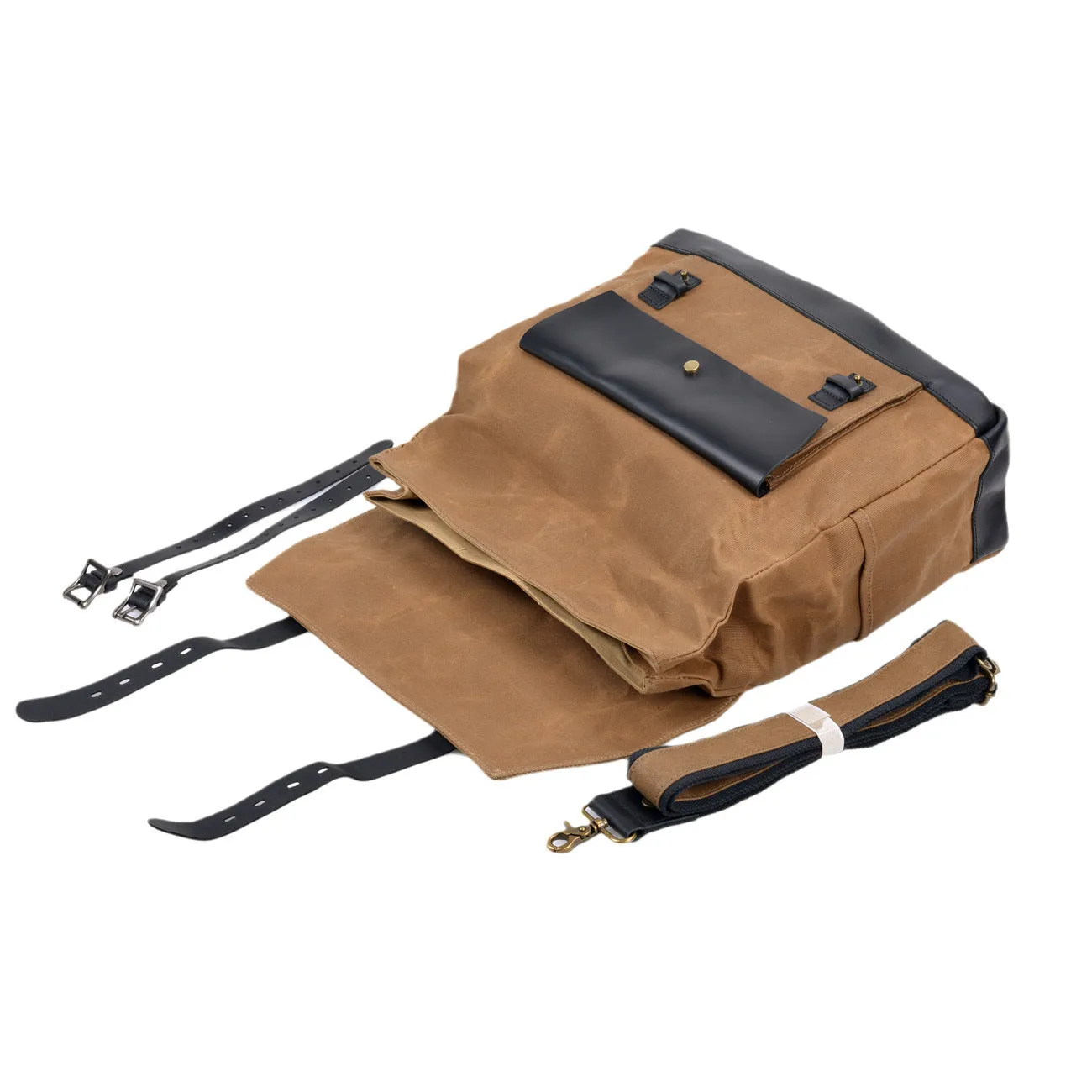 XIEYINSHE 2025 Retro motorcycle bag, waterproof knight bag, pack bag, tail bag, cycling equipment, side bag, locomotive helmet bag.